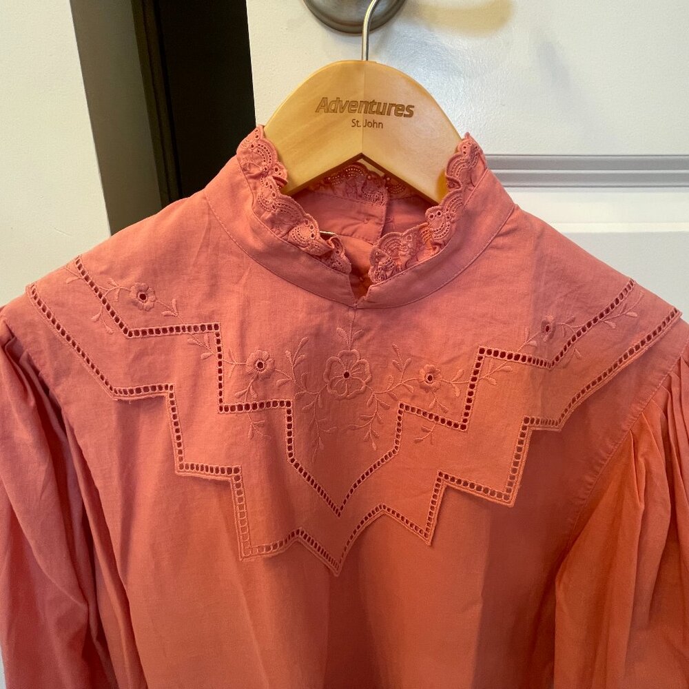 Geiger Women's Dressy Coral Blouse